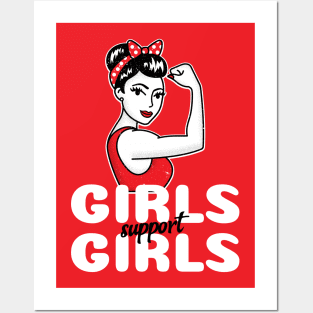 Girls Support Girls Posters and Art